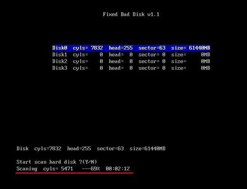 u盘启动盘中FBDISK(fixed bad disk)坏盘分区器使用教程