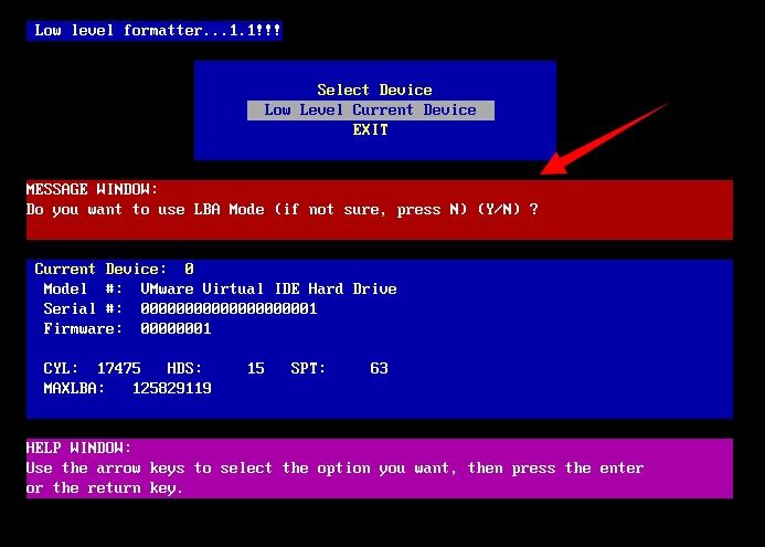 lformat 硬盘低级格式化工具使用教程