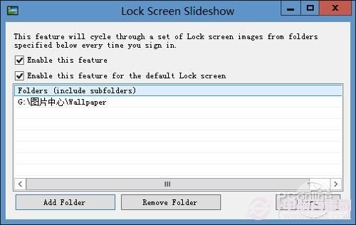 预先体验Windows 8.1 锁屏幻灯片让锁屏画面自动更换