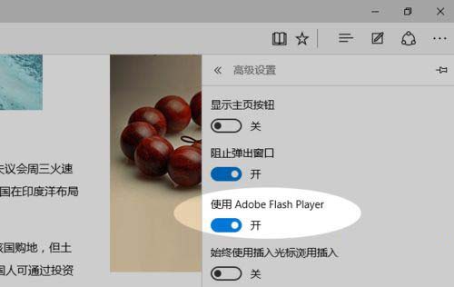 win10系统edge浏览器怎么禁止flansh加载?
