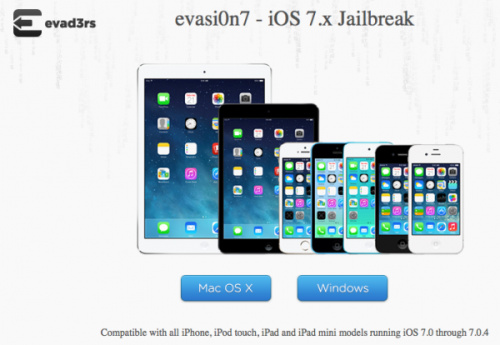 最新版evasi0n1.0.2 beta发布 修复了ipad2 ios7越狱后不断重启问题