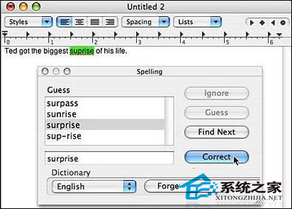Mac中的文字编辑有哪些功能可助小编进行文字编辑