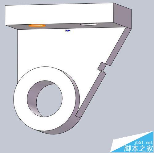 SolidWorks怎么创建支架模型?