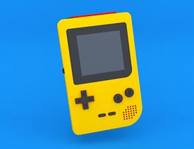 C4D如何制作游戏机?C4D制作经典Gameboy游戏机教程