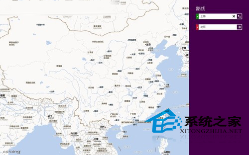 Win8使用内置地图应用查看路线教程