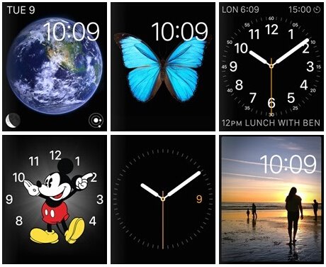 苹果智能手表Apple Watch所有表盘风格及款式应用图赏