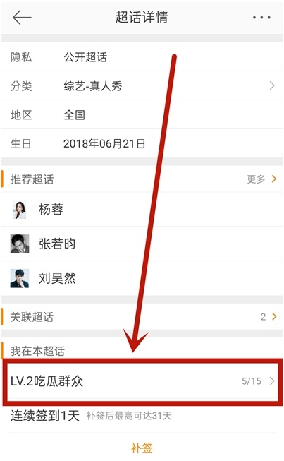 微博在哪查看超话用户等级?