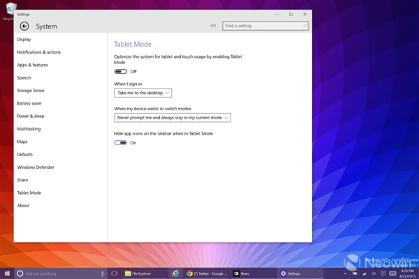 靓！Windows 10 Build 10061系统截图海量图赏