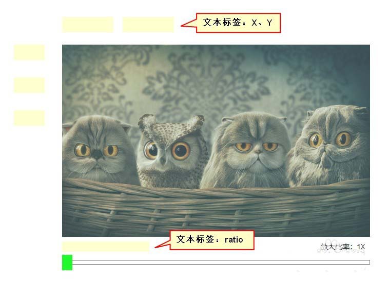 Axure怎么制作控制条控制地图放大效果?