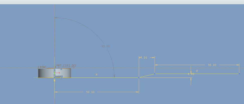 Proe怎么建模钥匙扣? Proe包络创建钥匙扣的教程
