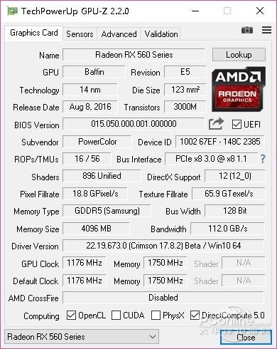 迪兰RX560D怎么样？中国特供版迪兰RX560D超能4G显卡图文详细评测