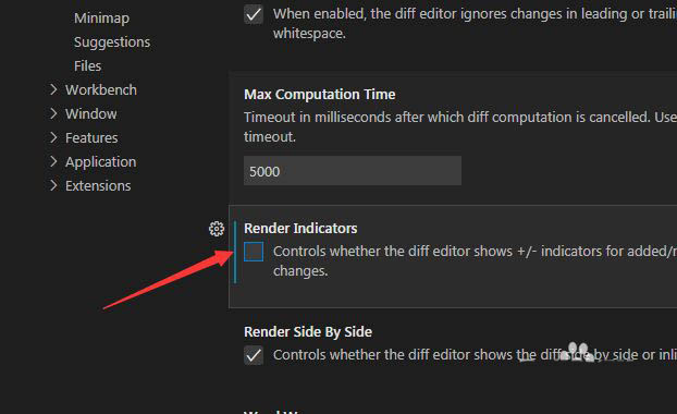 VSCode怎么开启渲染指示器?