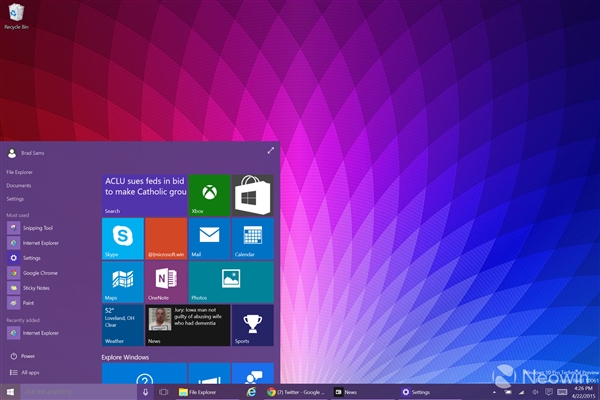靓！Windows 10 Build 10061系统截图海量图赏