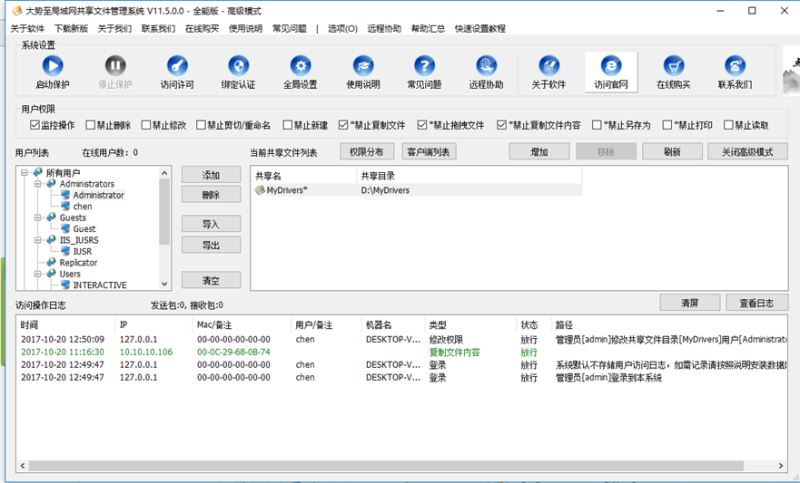 企业局域网如何禁止修改共享文件、禁止删除共享文件、禁止重命名共享文件