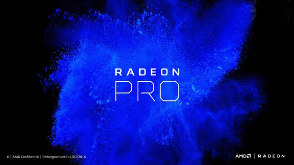 AMD Radeon Pro WX专业显卡正式发布:采用14nm北极星架构
