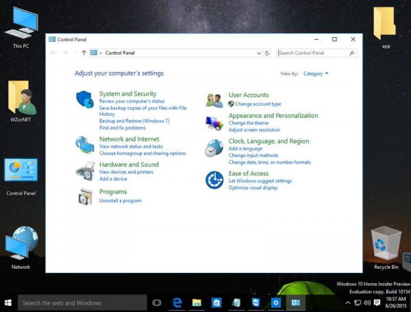 Windows 10 Build 10154最新版系统截图首曝光