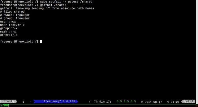 Linux系统配置 Linux访问控制列表(ACL)的权限控制方法