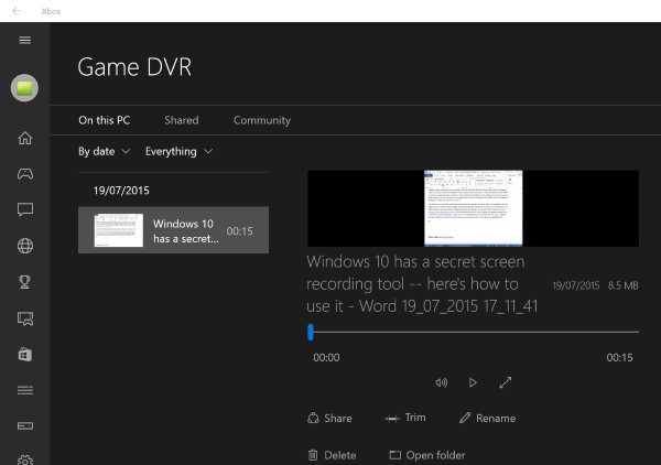 Windows 10暗藏游戏玩家截屏录像Game Bar怎么使用？