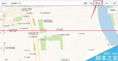 电脑怎么使用高德地图查当地的街景？