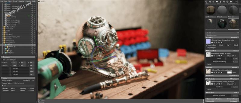 Marmoset Toolbag怎么使用？Marmoset Toolbag 3安装+使用教程(附破解文件下载)