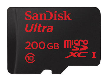 2015年MWC大会SanDisk发布200GB和高耐久度microSD存储卡新品