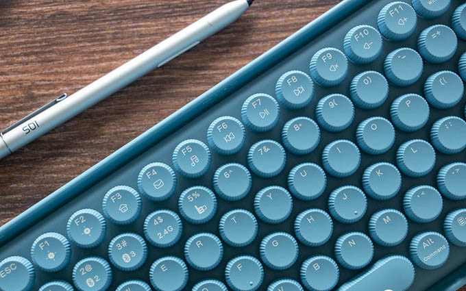 高颜值无线机械键盘雷柏ralemo Pre 5击中你的少女心!