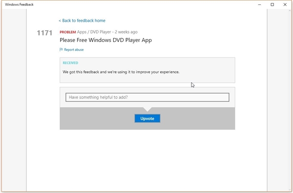 Win10 DVD播放器竟然收费百元 只对部分免费