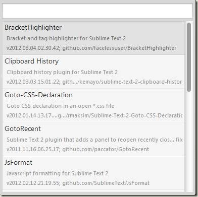 sublime text2 使用技巧心得小结
