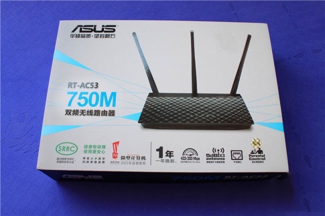 华硕RT-AC53怎么样？华硕RT-AC53 750M双频无线路由器开箱评测