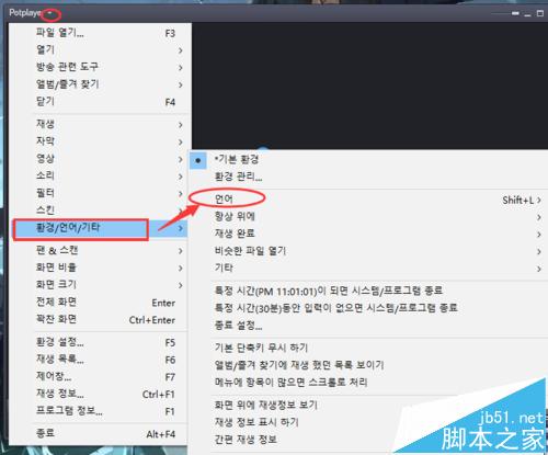 potplayer播放器显示韩语该怎么办?