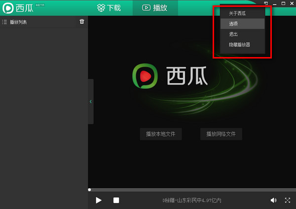 西瓜影音怎么设置选项？西瓜影音播放器设置方法图文介绍
