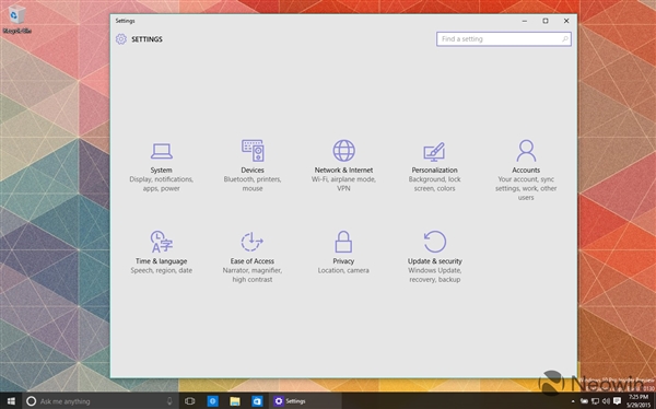 (组图)Win10 Build 10130 图赏：系统图标更加美观