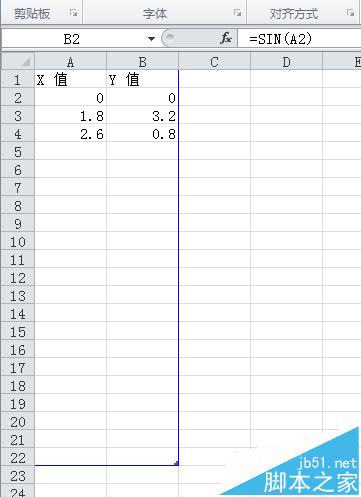 word怎么画函数图像?word2010制作正弦函数图像的详细教程