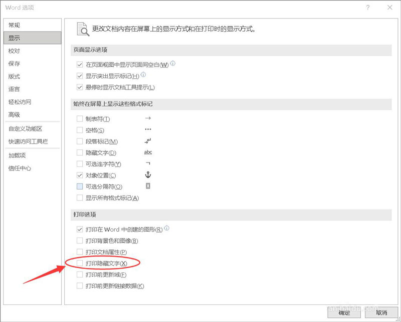 word怎么隐藏文字不打印? word不打印隐藏文本的方法
