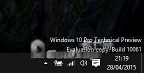 微软Win10  10074与win10 100061 WiFi连接图标对比