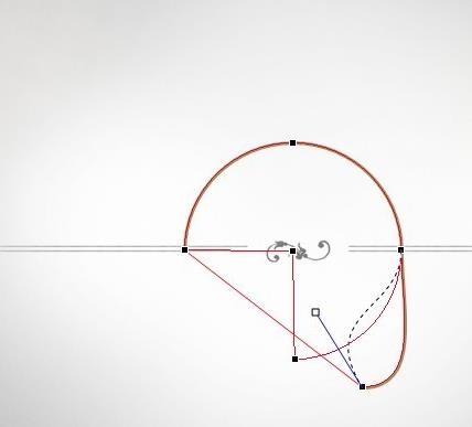 ppt2010中怎么绘制半圆及大半圆?