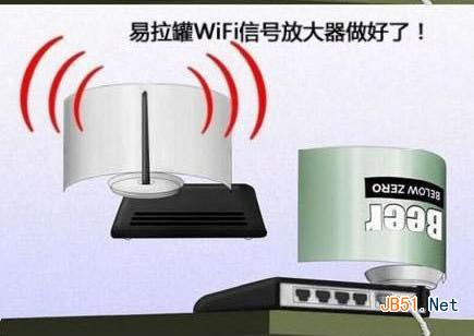 如何使无线路由信号增强 路由器套上易拉罐：WiFi信号增强