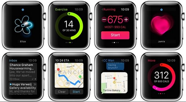 苹果智能手表Apple Watch所有表盘风格及款式应用图赏