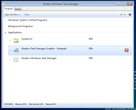 通过修改注册表键值开启Win8中的隐藏功能