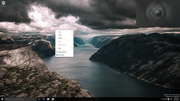 Win10 Build 10532运行上手高清截图  改进右键菜单