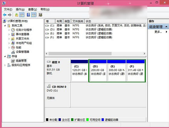 Win8.1系统怎么分区？windows8.1新建磁盘分区教程