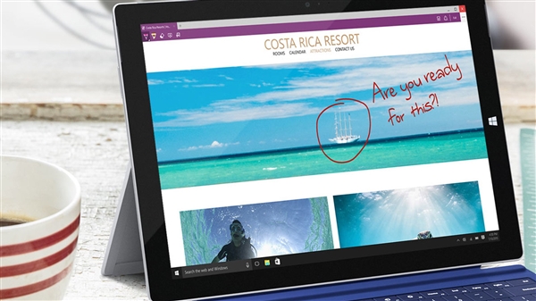 win10 Edge浏览器有同步功能:包括收藏夹书签、密码等