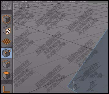 c4d角锥怎么快速变成平面?