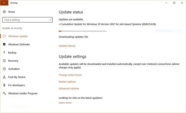 Win10一周年更新14393.969补丁KB4015438下载地址 修复KB4013429更新问题