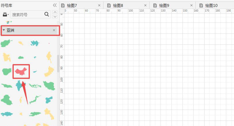 EDraw Max亿图图示怎么画中国地图?