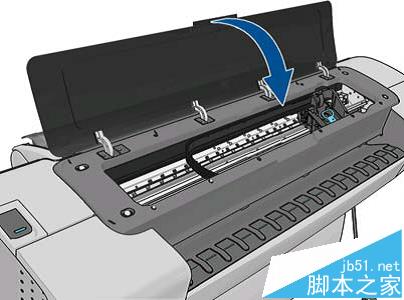 HP Designjet T790打印机怎么安装打印头?