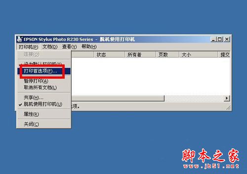 WinXP如何清理epson(爱普生)打印头?epson打印机喷头清理图文教程