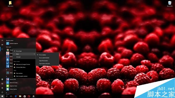 Win10 RS2正式版最新截图曝光:开始菜单可隐藏应用列表
