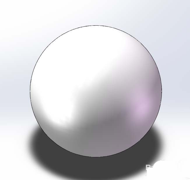 SolidWorks怎么创建三维圆球?