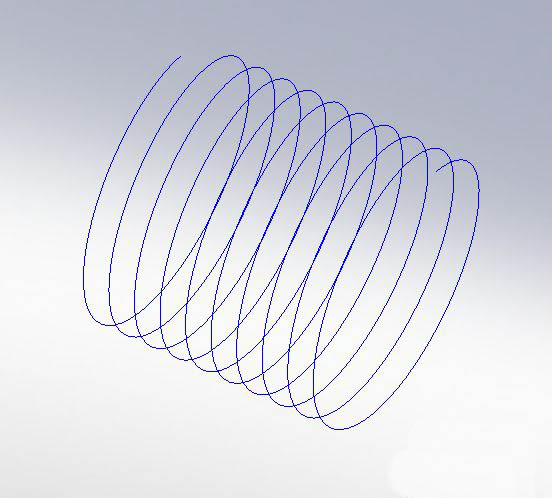 solidworks怎么画螺旋线? sw画螺旋线的技巧